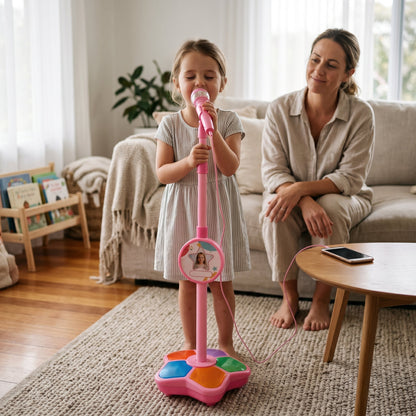 Kids Karaoke Microphone with Stand