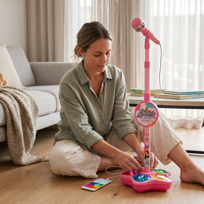 Kids Karaoke Microphone with Stand