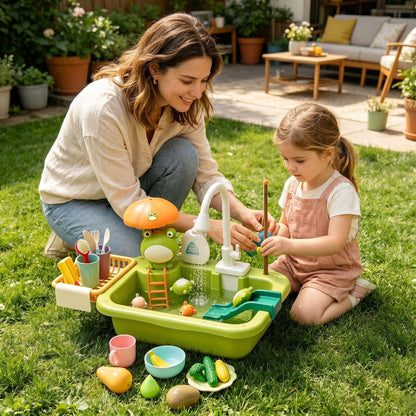 Kids Kitchen Sink Play Set