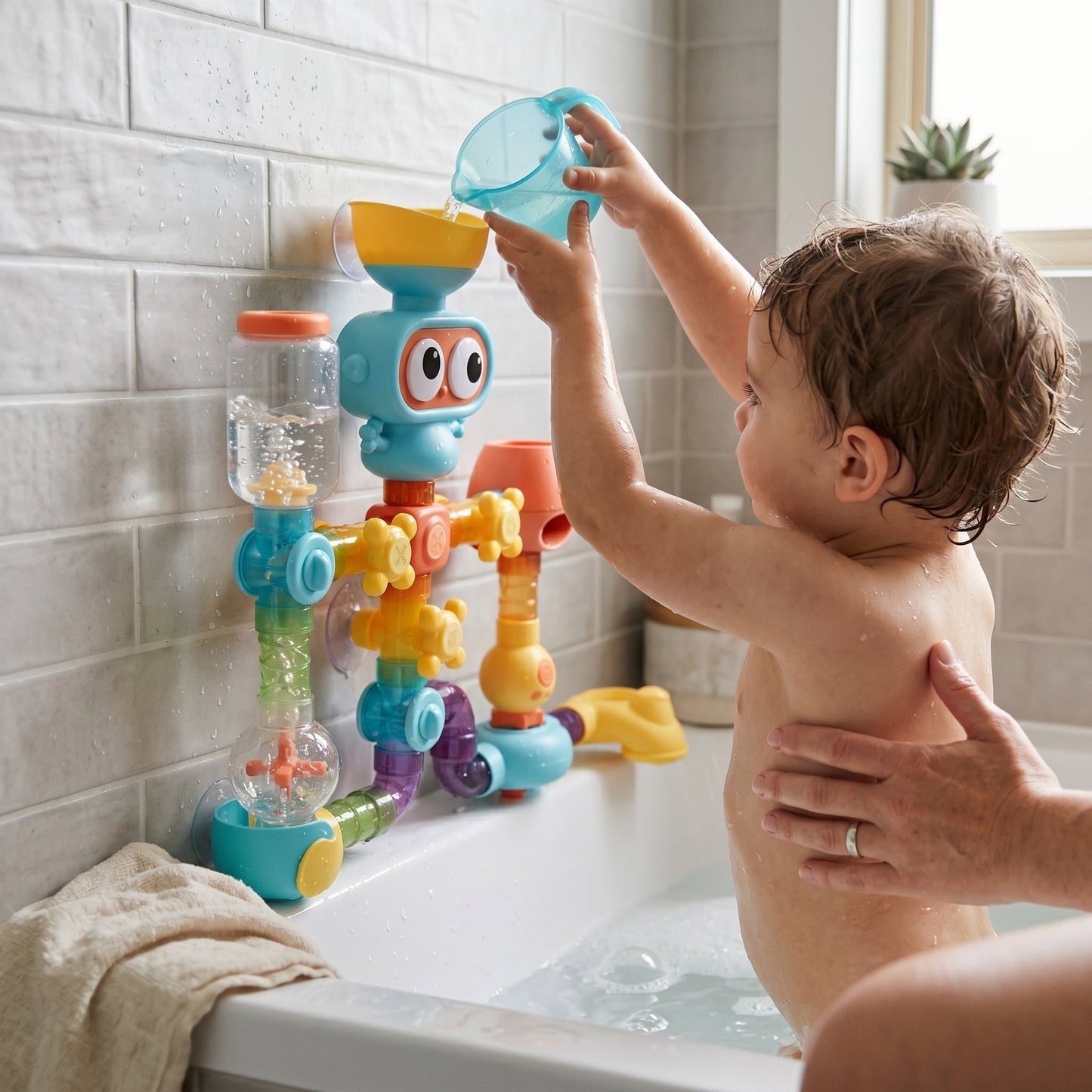 DIY Bath Water Pipe Toy Set