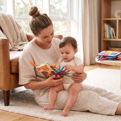3D Animal Tails Sensory Cloth Book
