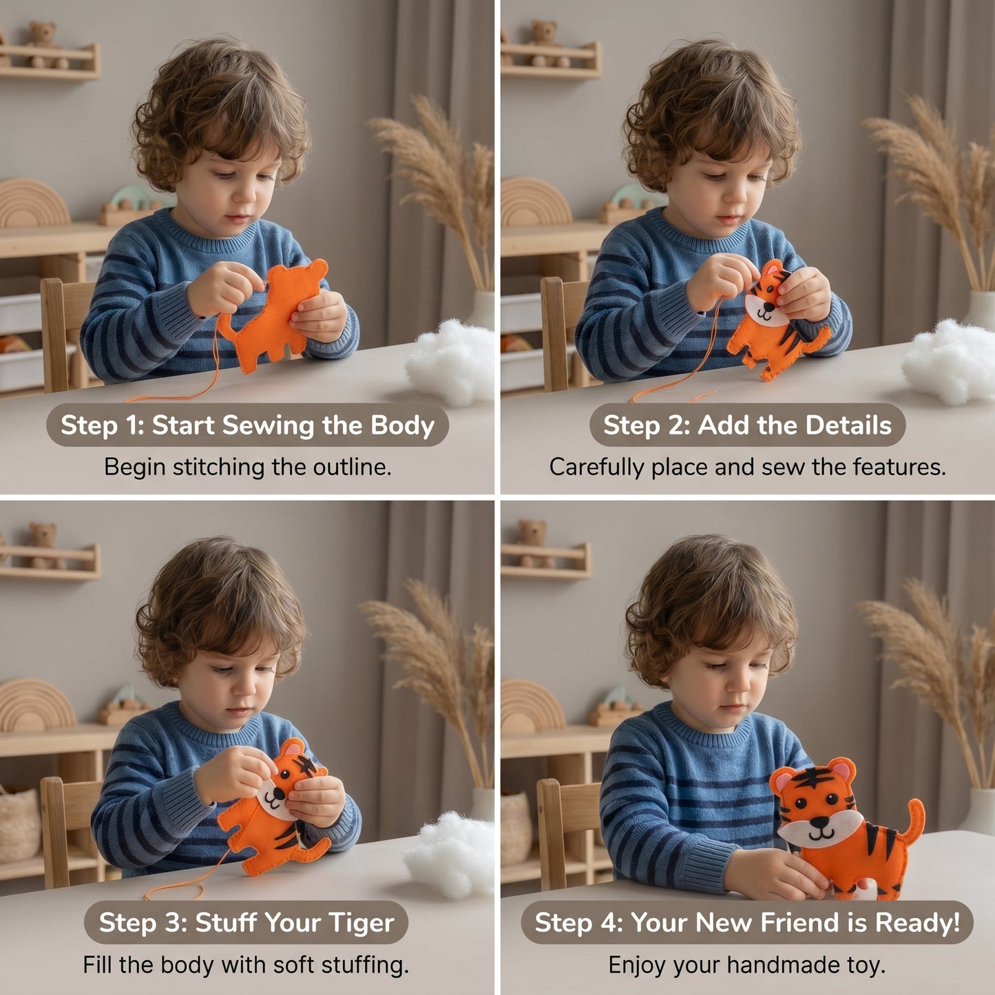 DIY Felt Animal Craft Kit