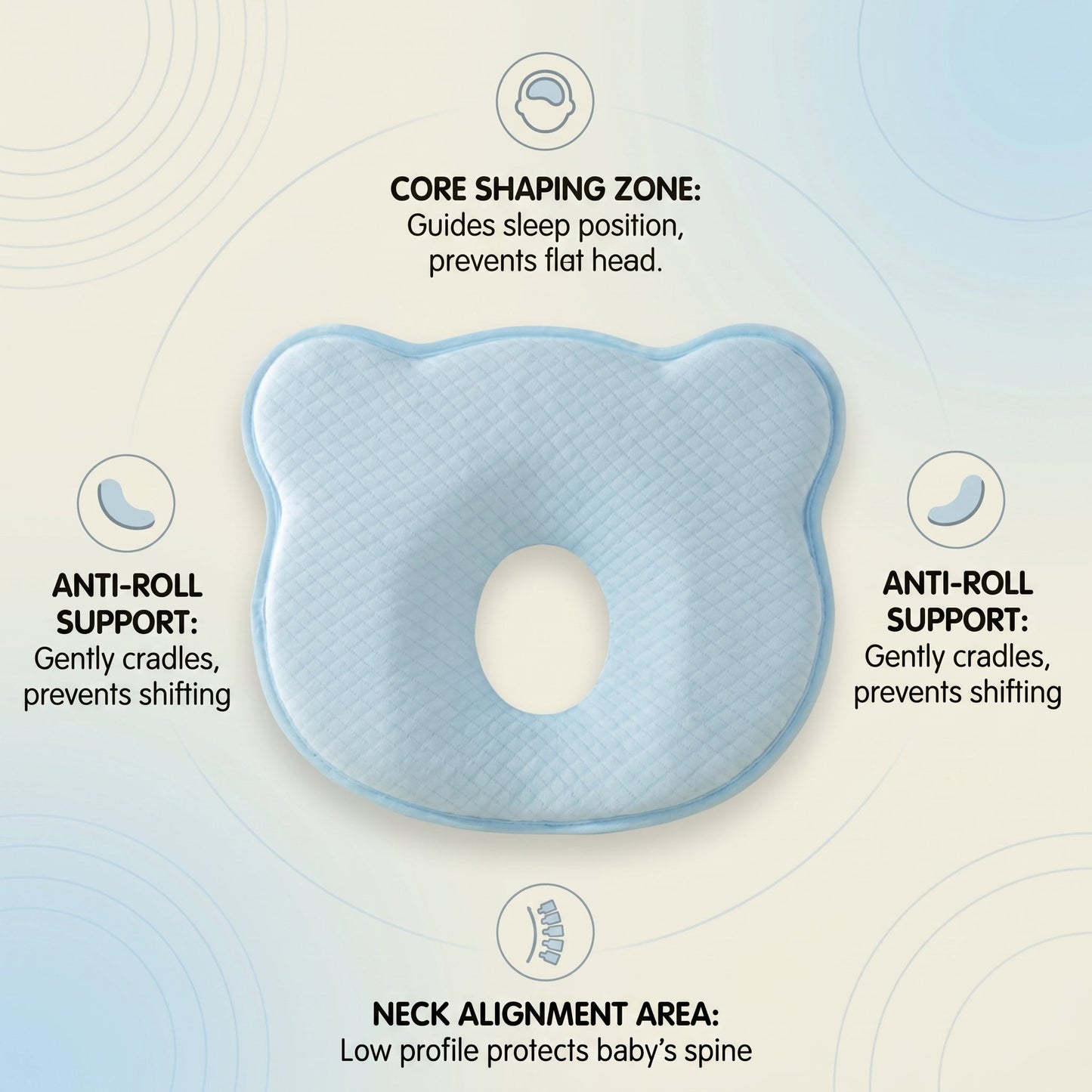 Baby Comfort Support Pillow
