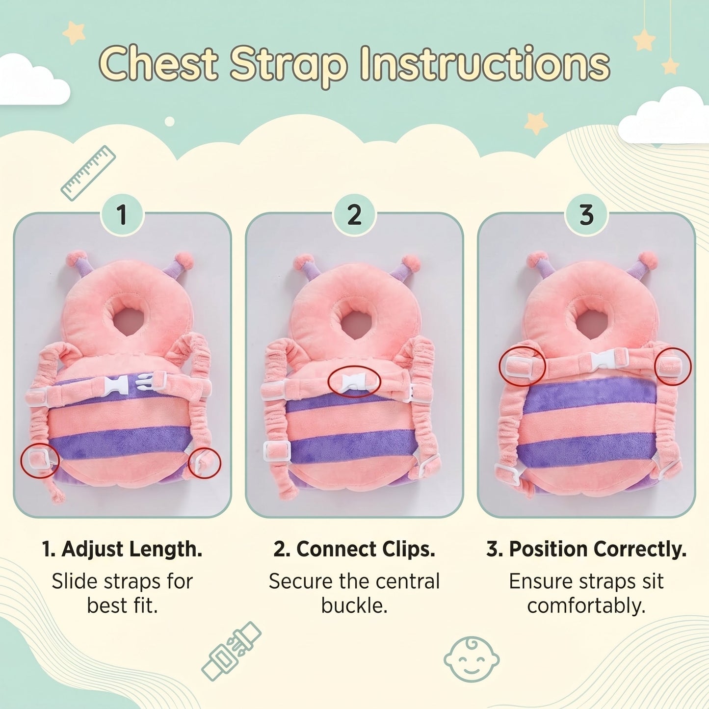Baby Head Protection Backpack