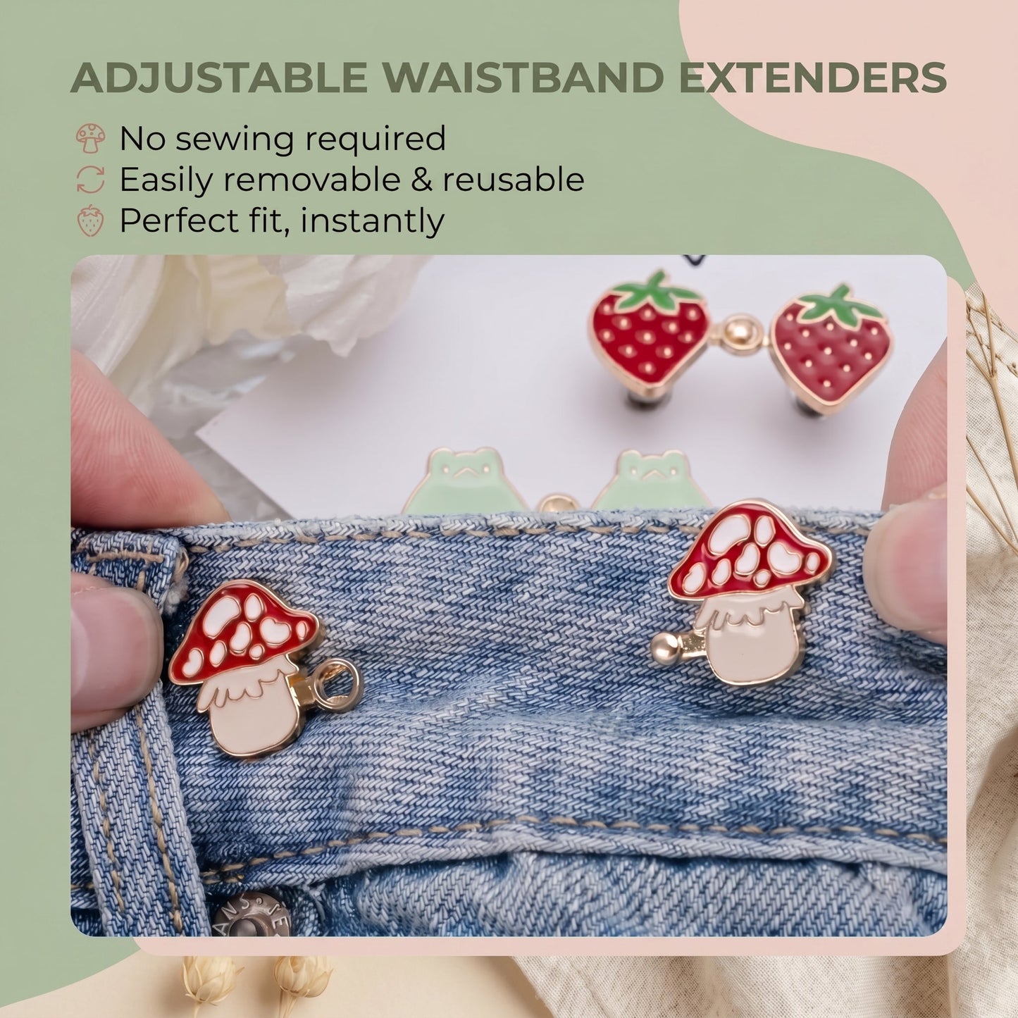 Kids Waist Tightening Buttons