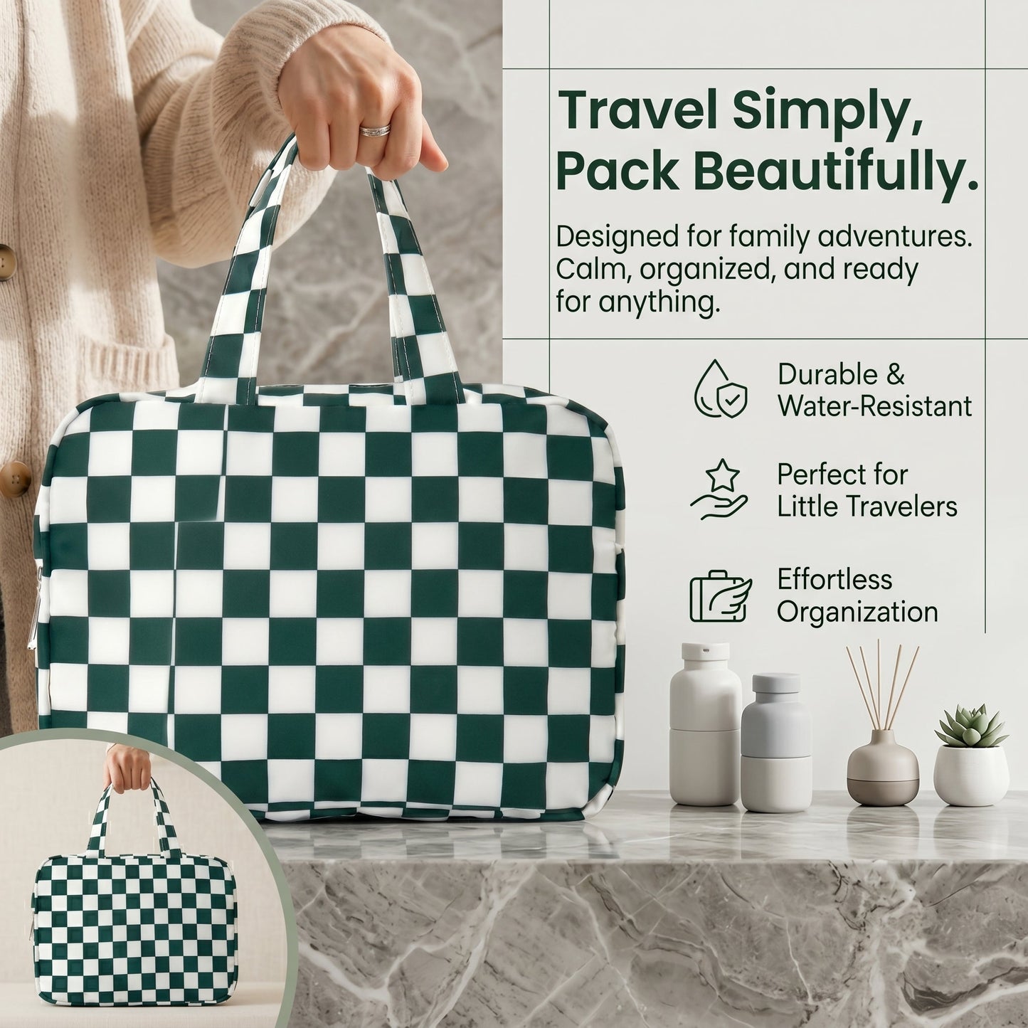 Family Travel Storage Organiser Bag