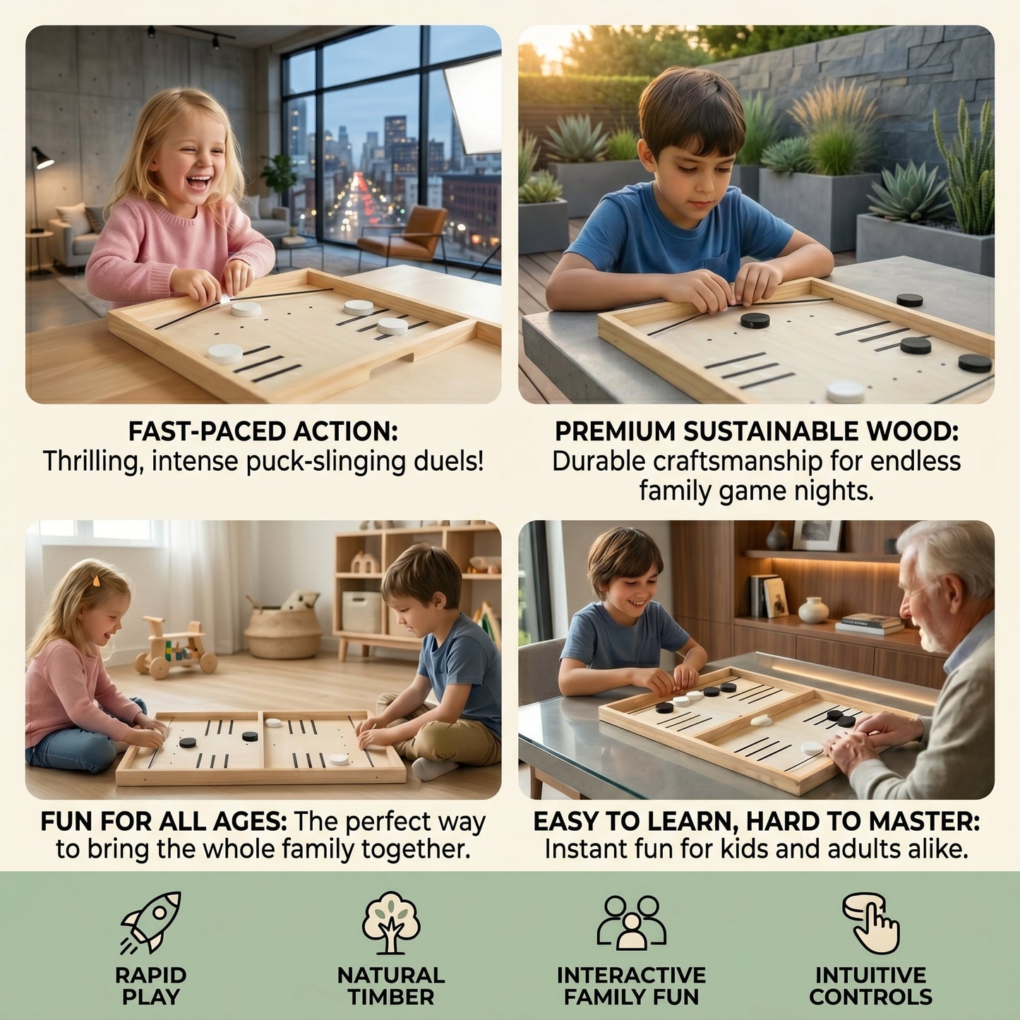 Wooden Catapult Board Game