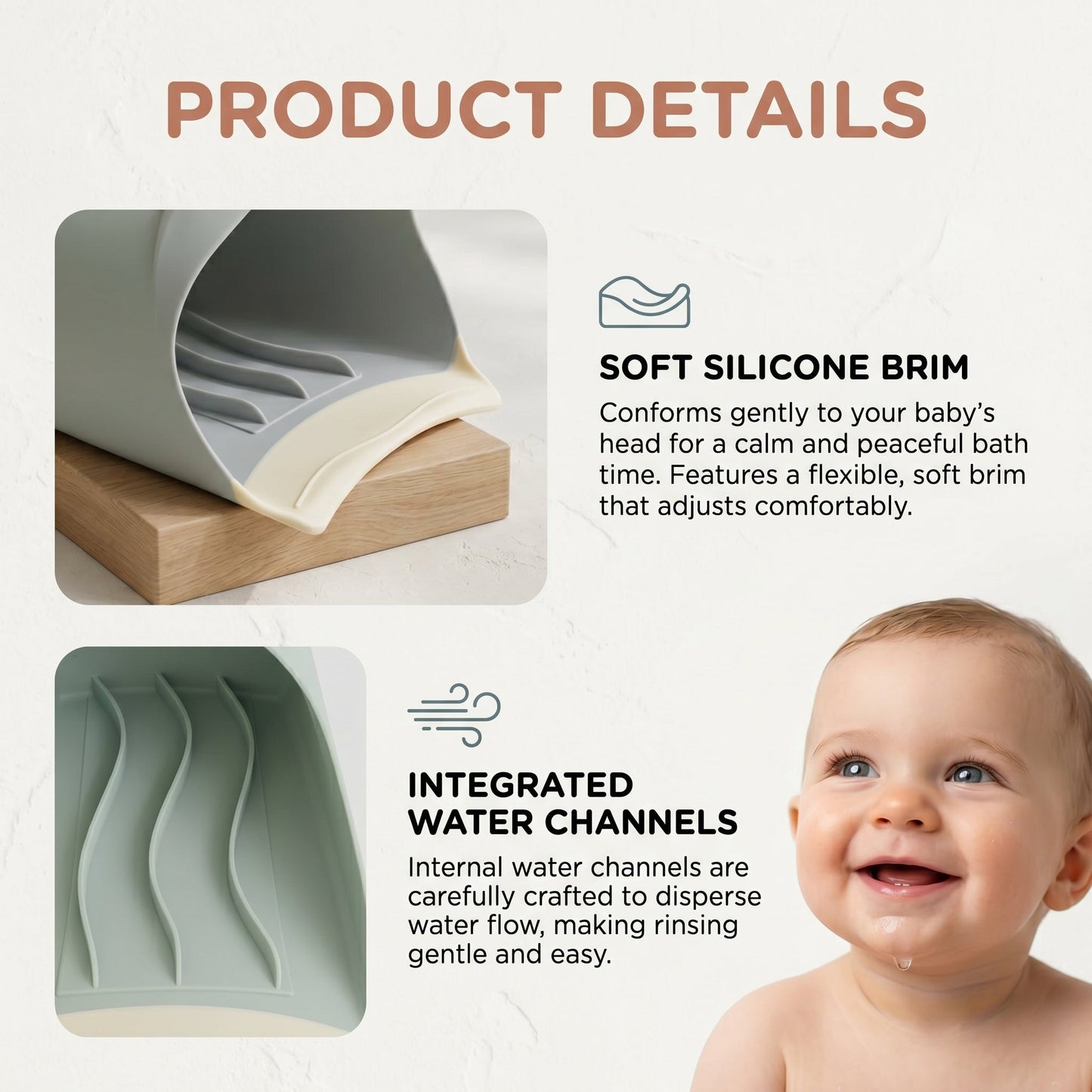 Baby Bath Rinse Cup