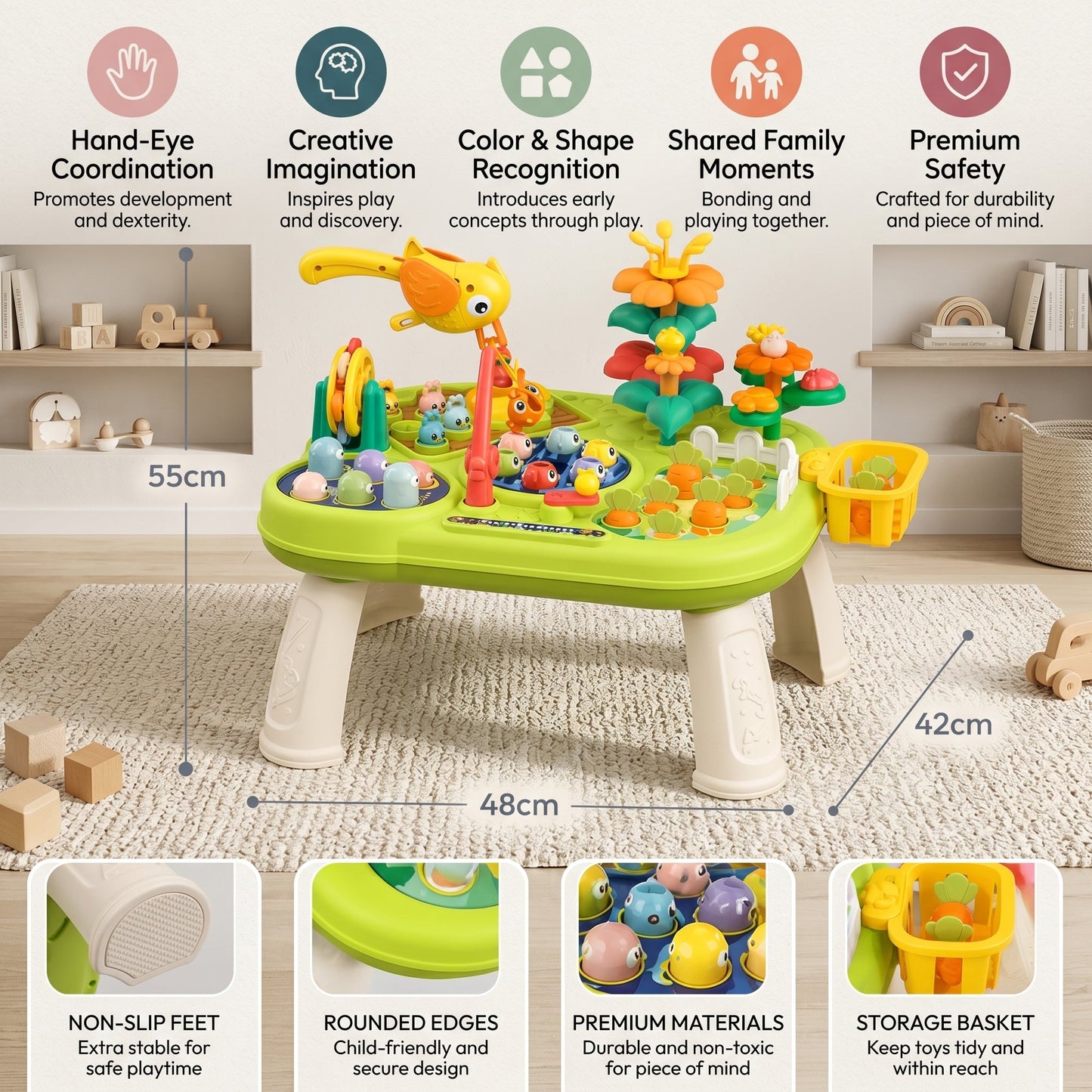 Multifunctional Kids Activity Table