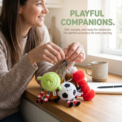 Sports Ball Keychain Plush