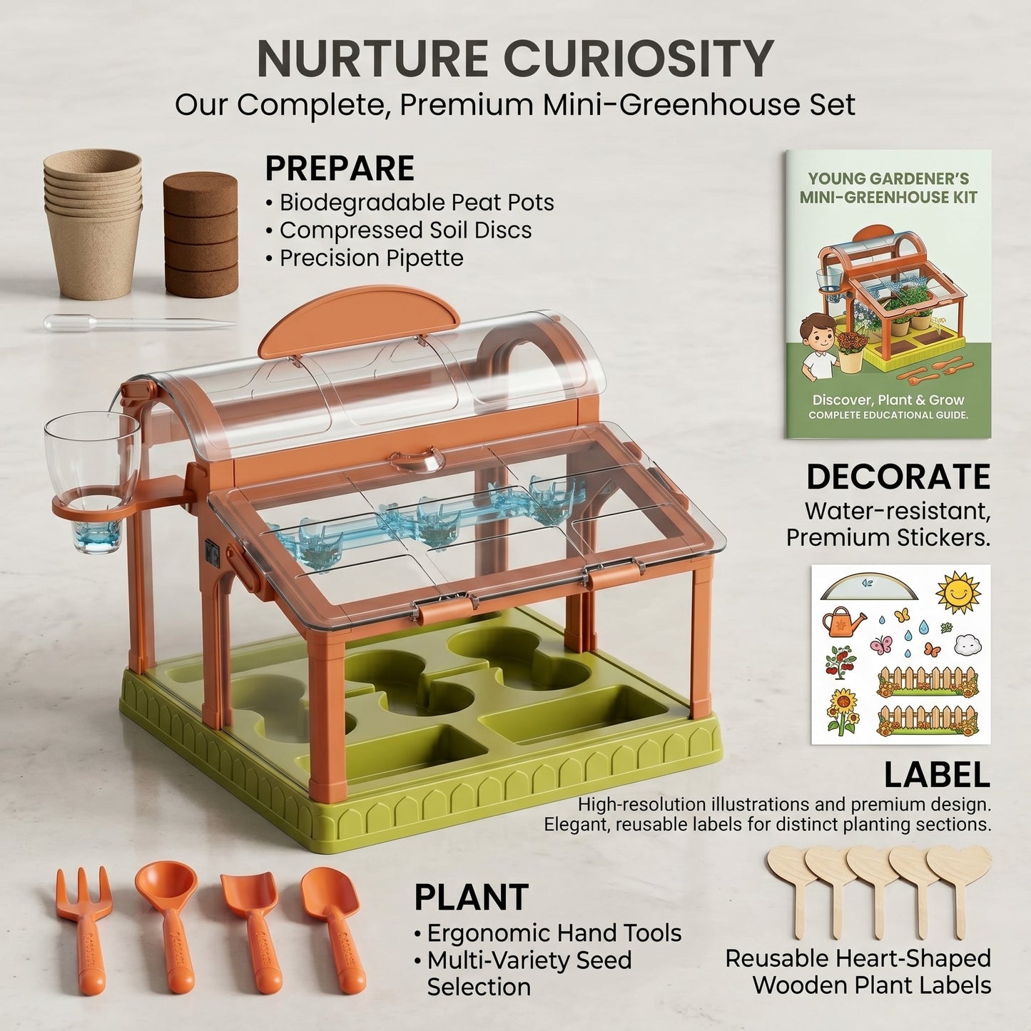 Kids Mini Greenhouse Kit