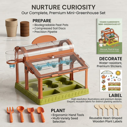 Kids Mini Greenhouse Kit