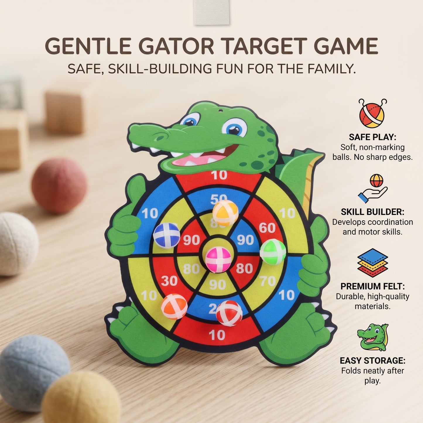 Sticky Ball Target Game