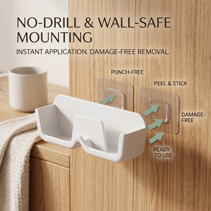 Wall Mounted Glasses Holder
