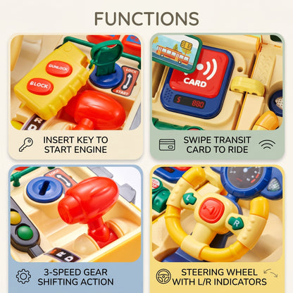 Interactive School Bus Driving Toy