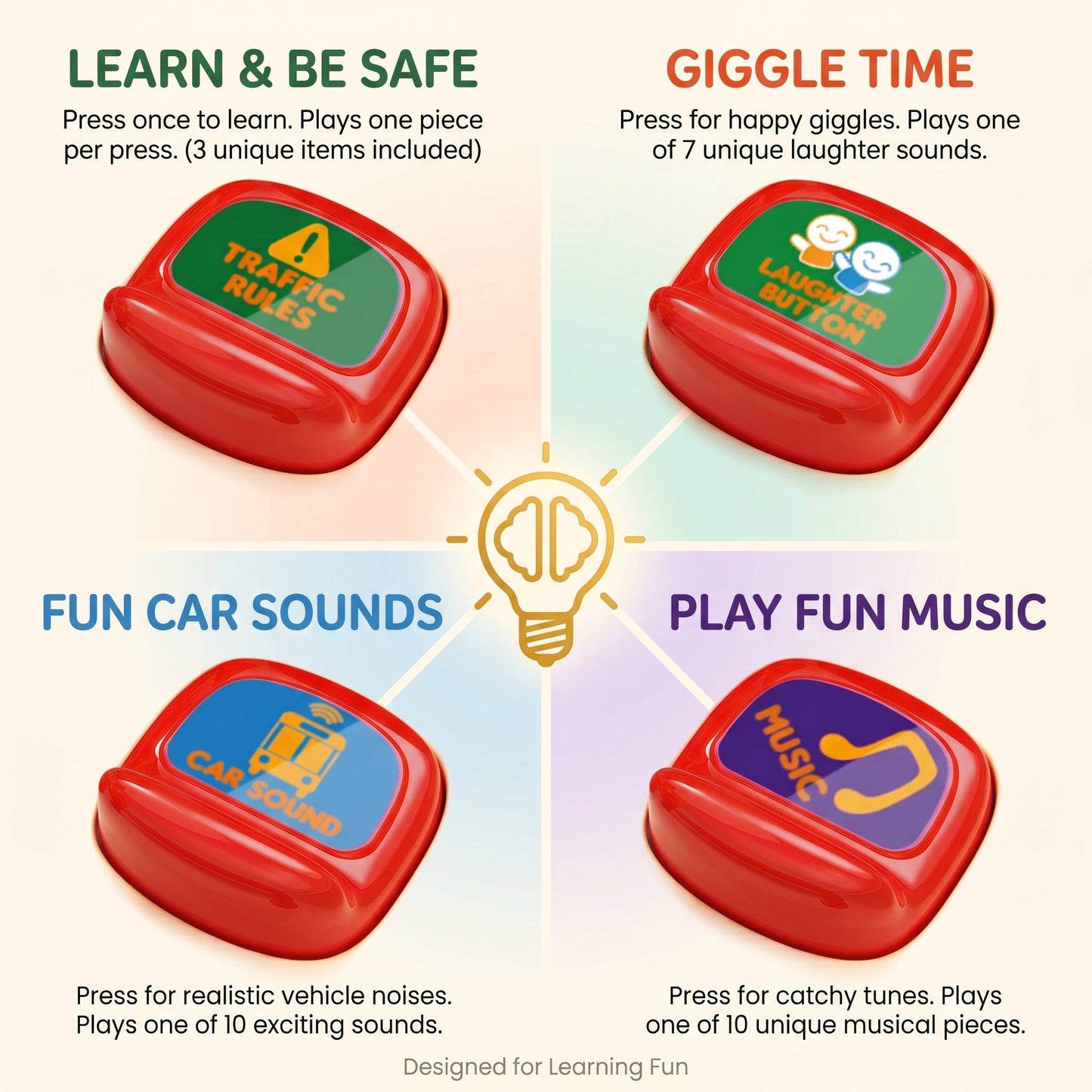 Interactive School Bus Driving Toy