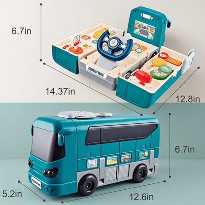 Interactive School Bus Driving Toy