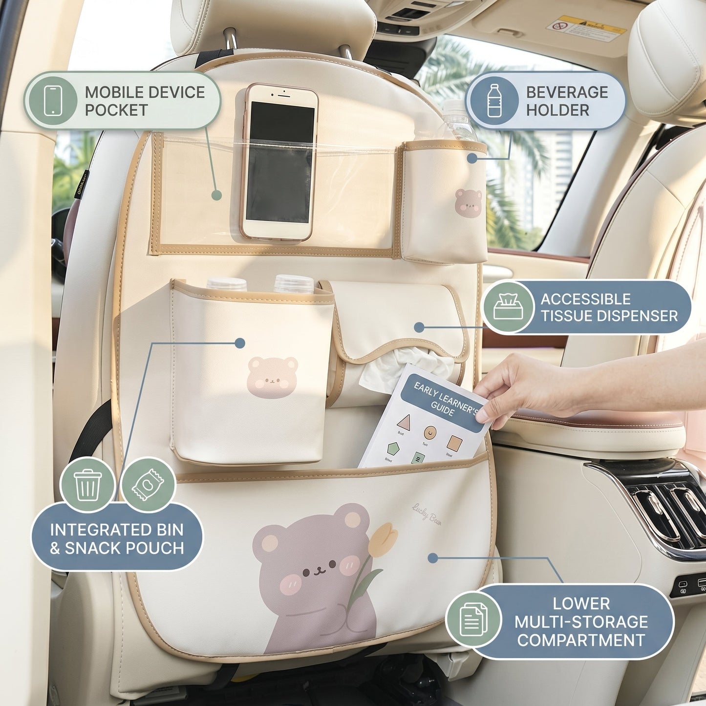 Kids Car Seat Organiser