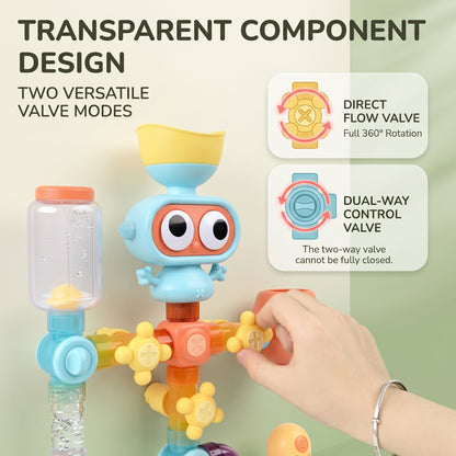 DIY Bath Water Pipe Toy Set