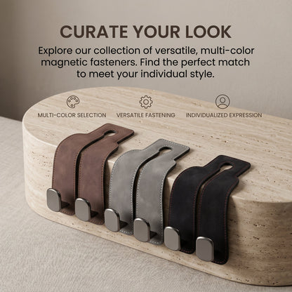 Leather Car Headrest Hooks