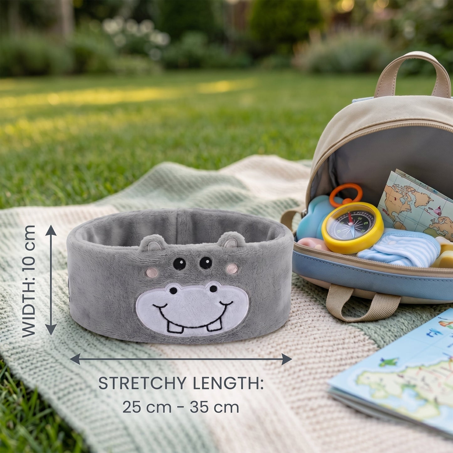 Kids 2-in-1 Bluetooth Sleep Headband – Wireless Music Headband for Travel & Sleep