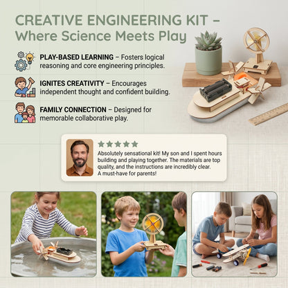 DIY Construction STEM Set for Kids