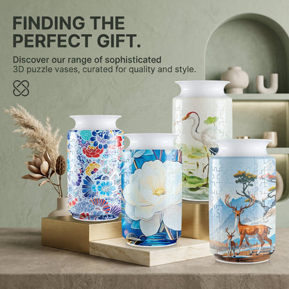 3D Puzzle Flower Vase (162 Pieces)