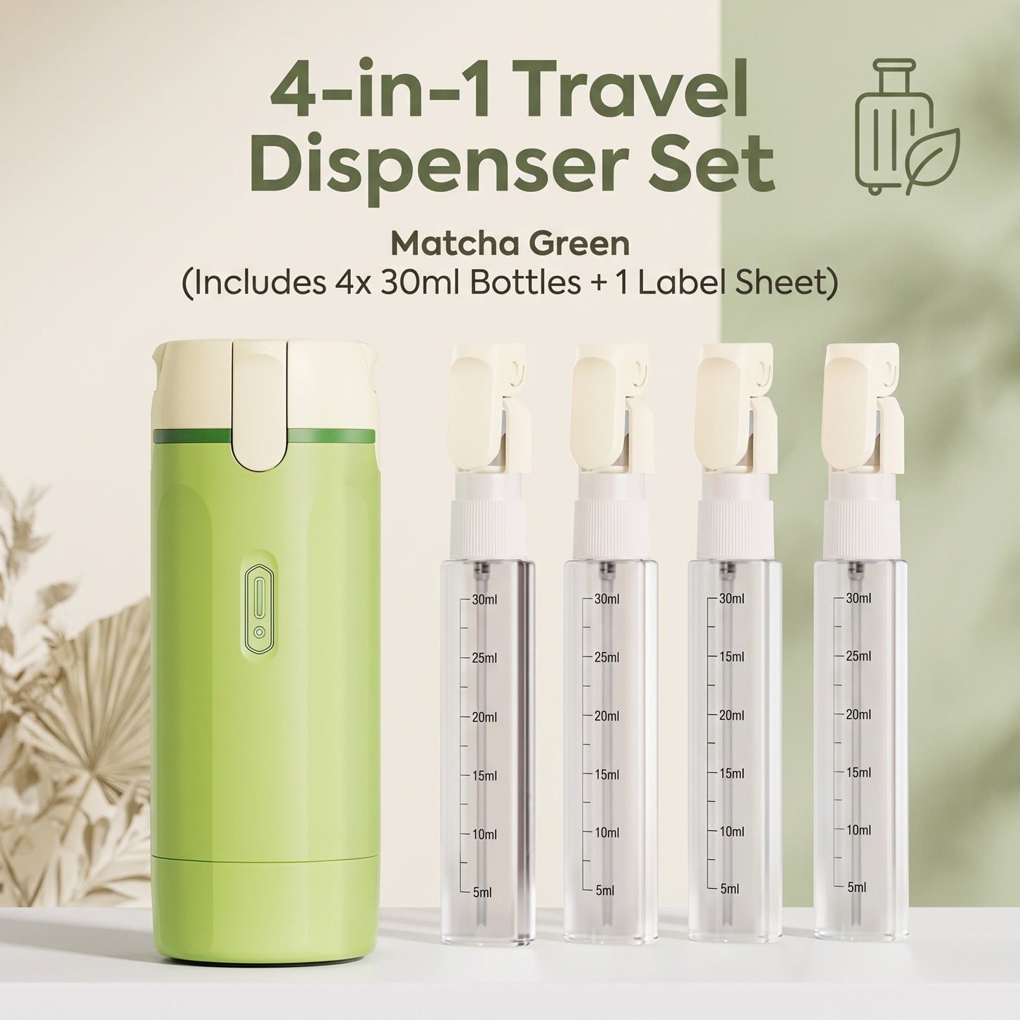 4 in 1 Refillable Travel Bottles