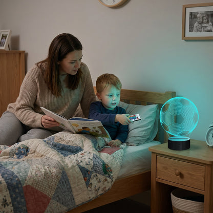 3D Soccer Night Light