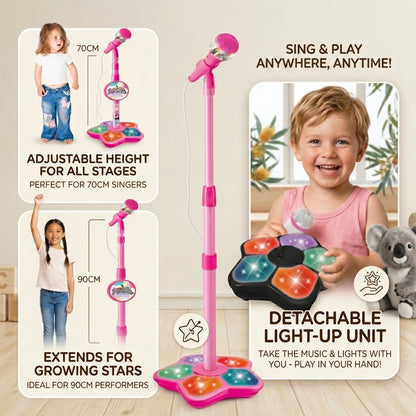 Kids Karaoke Microphone with Stand
