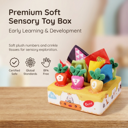 Crinkle Tissue Box Learning Toy