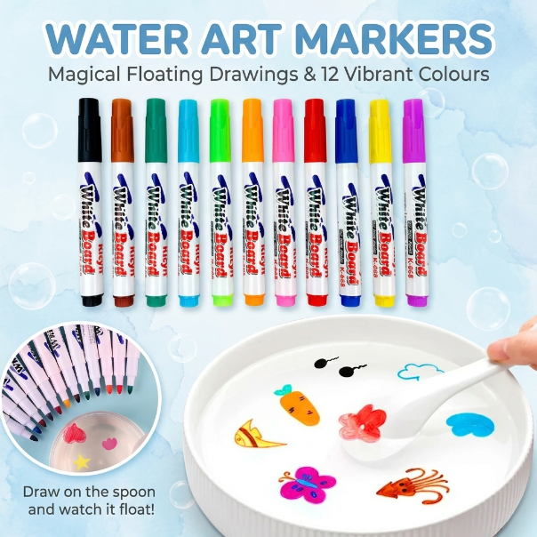 Magic Floating Drawing Markers (12 Pack)