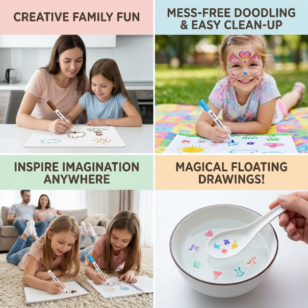 Magic Floating Drawing Markers (12 Pack)