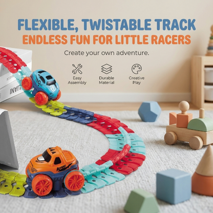 Magnetic Racing Car Track Set for Kids