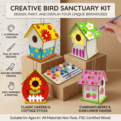 DIY Birdhouse Painting Kit