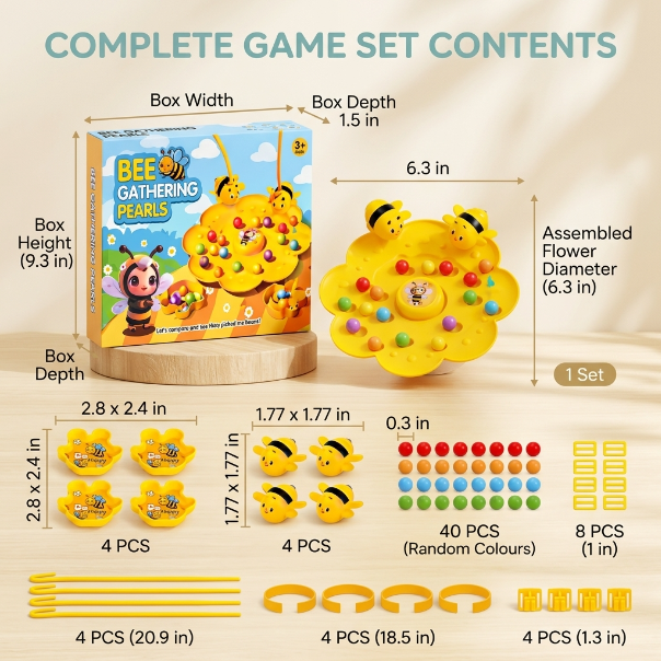 Magnetic Bee Fishing Game