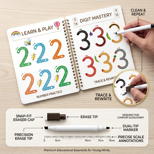 Reusable Magic Practice Book Set
