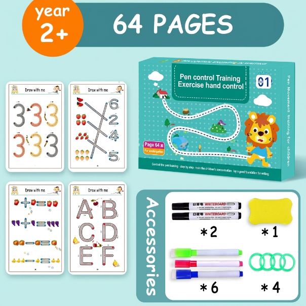 Reusable Magic Practice Book Set