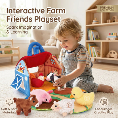 Plush Farm Animal Set with Sounds