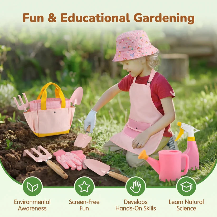 Kids Gardening Tool Set with Bag