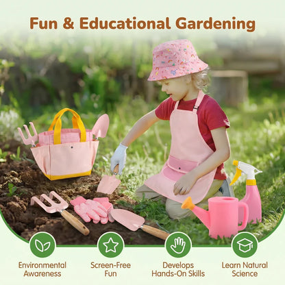 Kids Gardening Tool Set with Bag