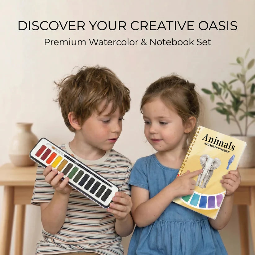 Create & Calm Guided Watercolour Book