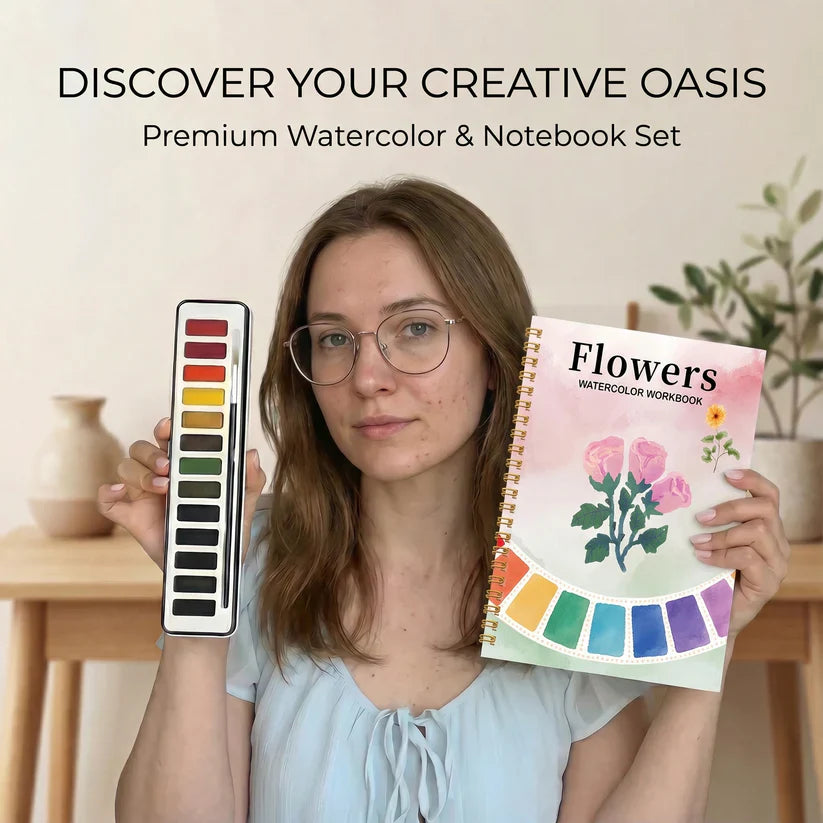 Create & Calm Guided Watercolour Book