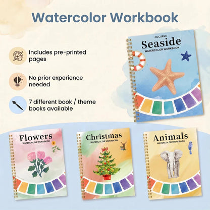 Create & Calm Guided Watercolour Book