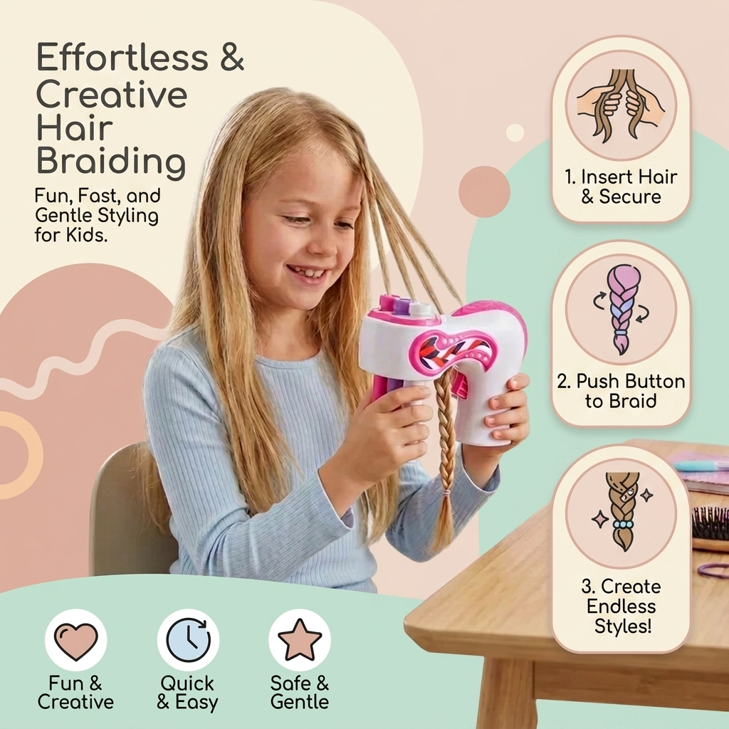 Kids Hair Braiding Tool