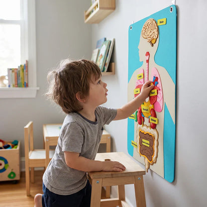 Human Body Felt Board Educational Toy