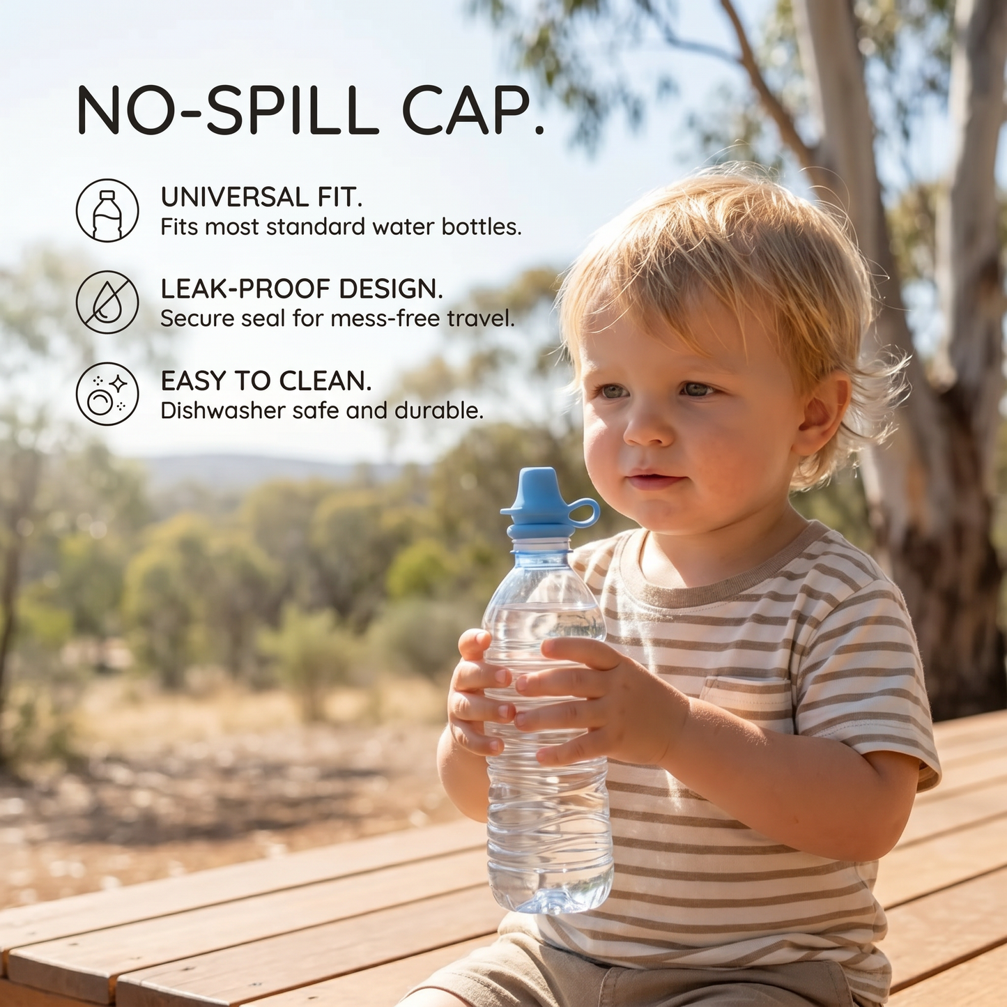Kids Spill Proof Bottle Tops (3-Pack)