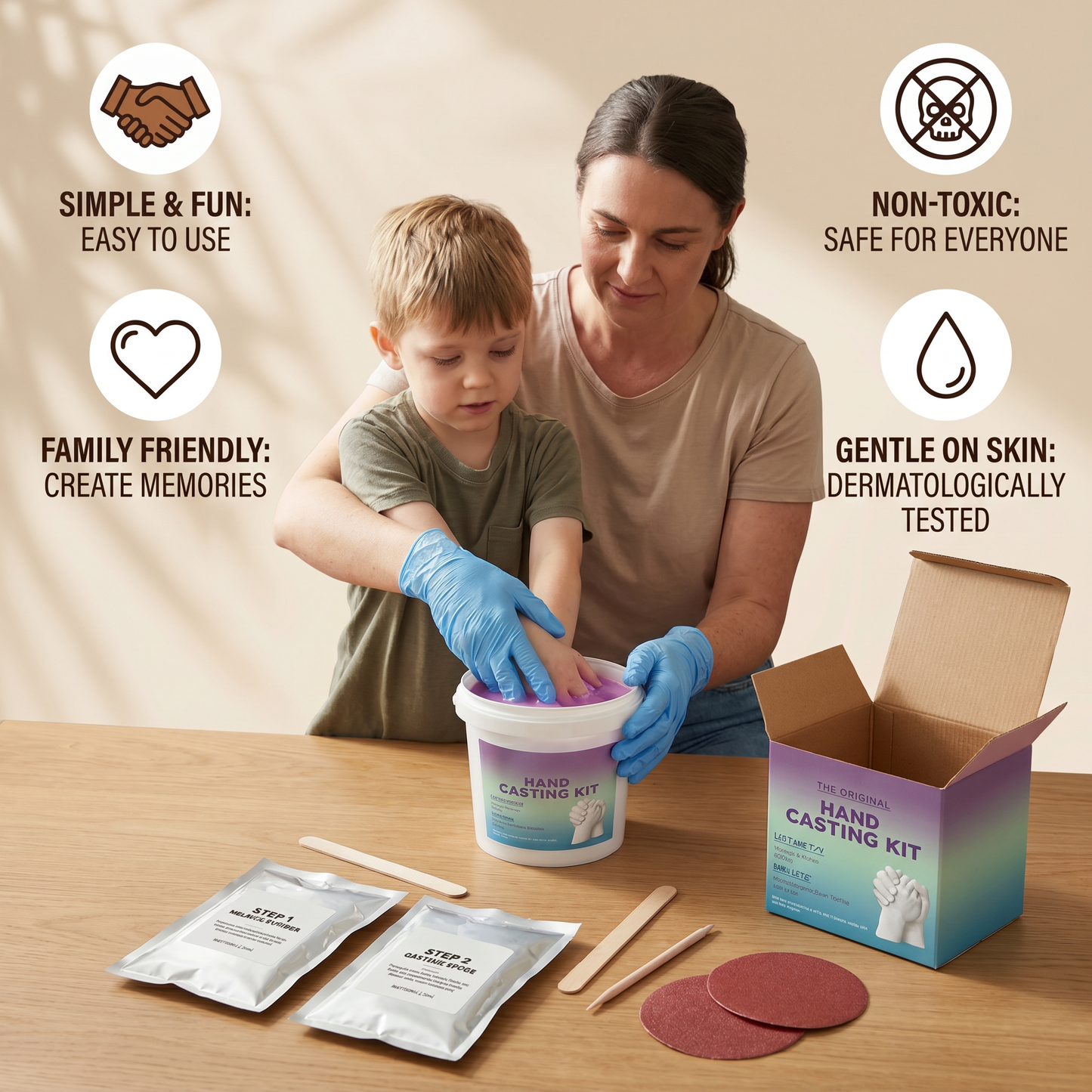 3D Family & Couple Hand Casting Kit