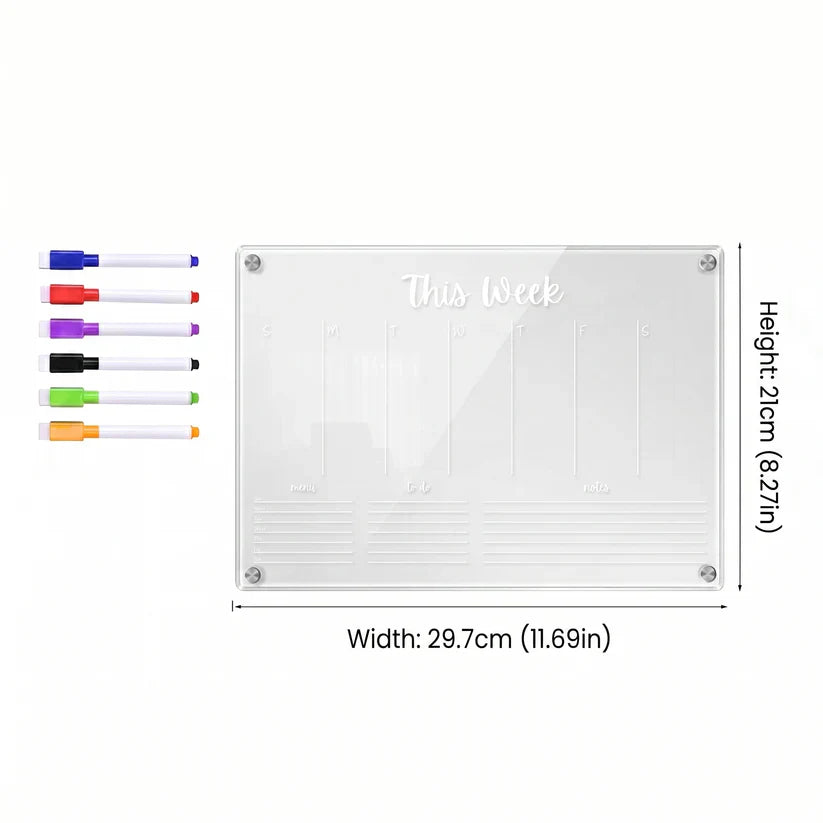 Magnetic Family Calendar Planner