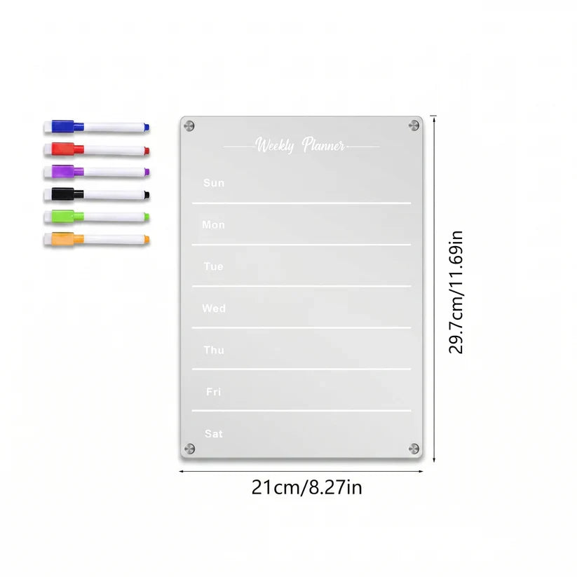 Magnetic Family Calendar Planner